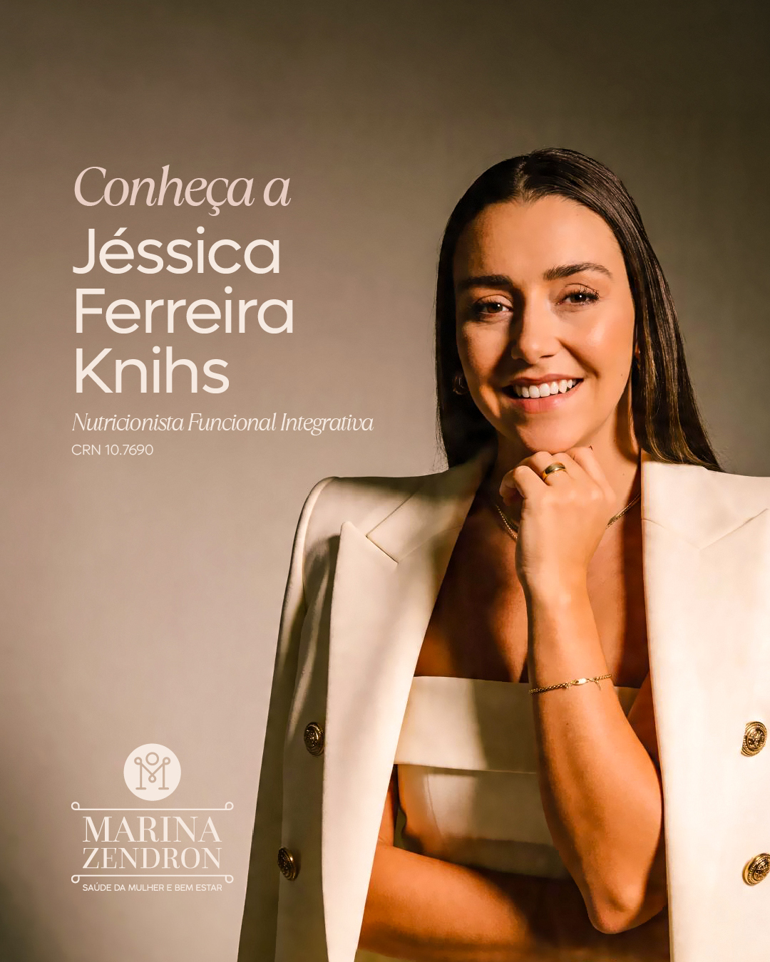 Jéssica Ferreira Knihs: nutrição funcional e individualizada para cada fase da mulher